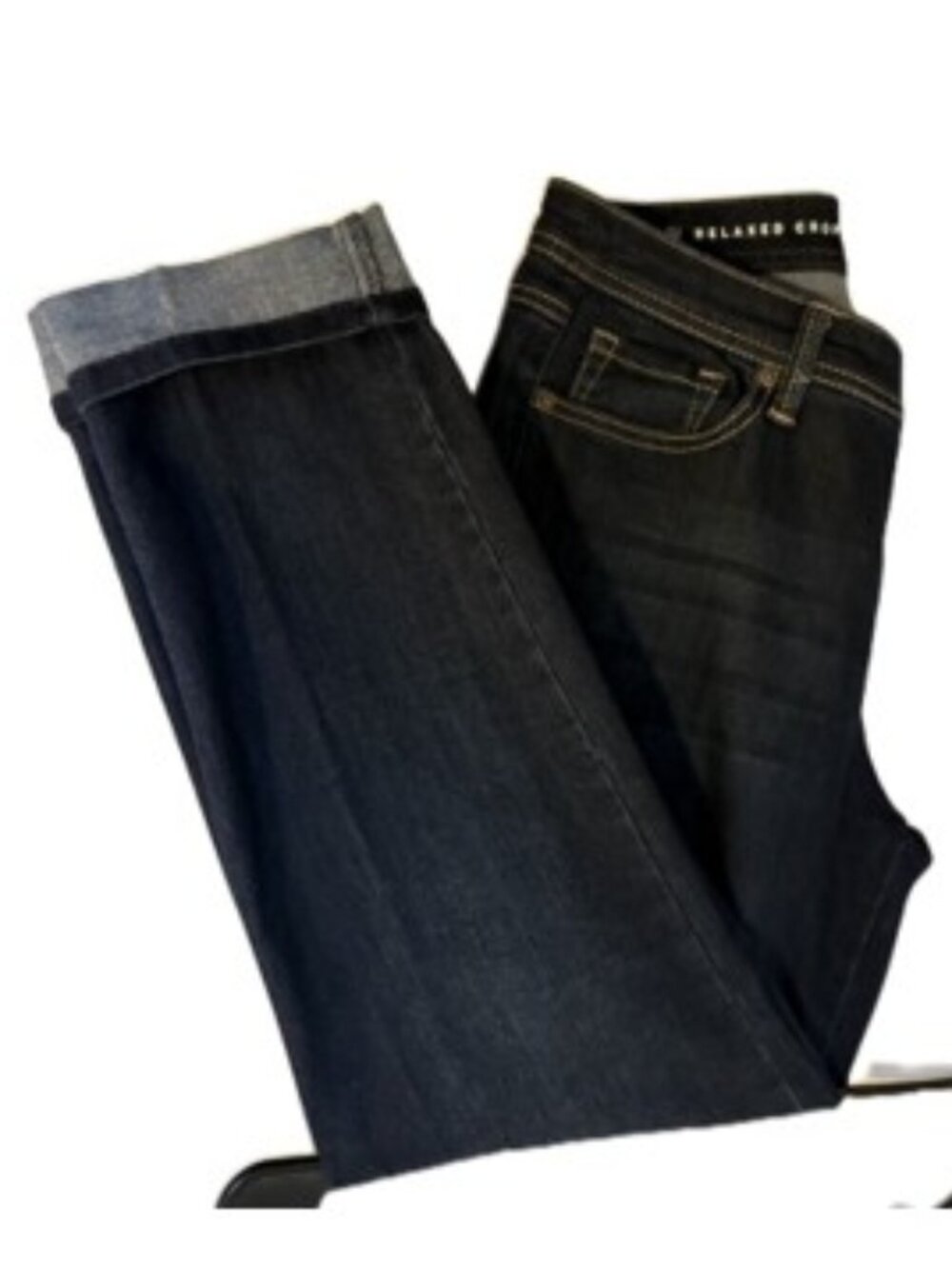 Dressbarn Signature Fit Mid Rise Westport Denim Boyfriend Jeans Sz 10